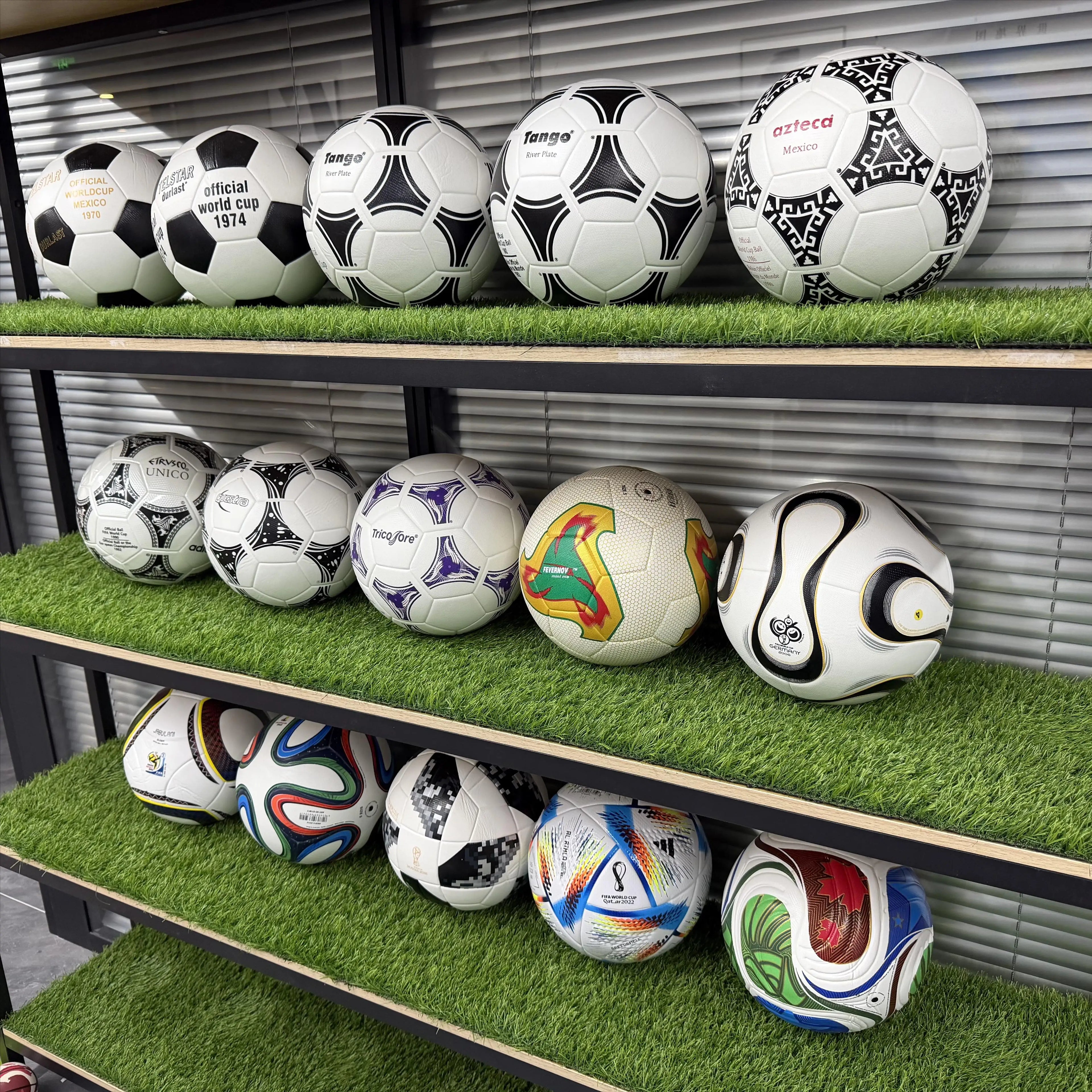 1970 to 2026 World Soccer Tournaments Special Match Football Adult Soccer Balls Size 5 Full Set Seamless Hot Fit PU Material