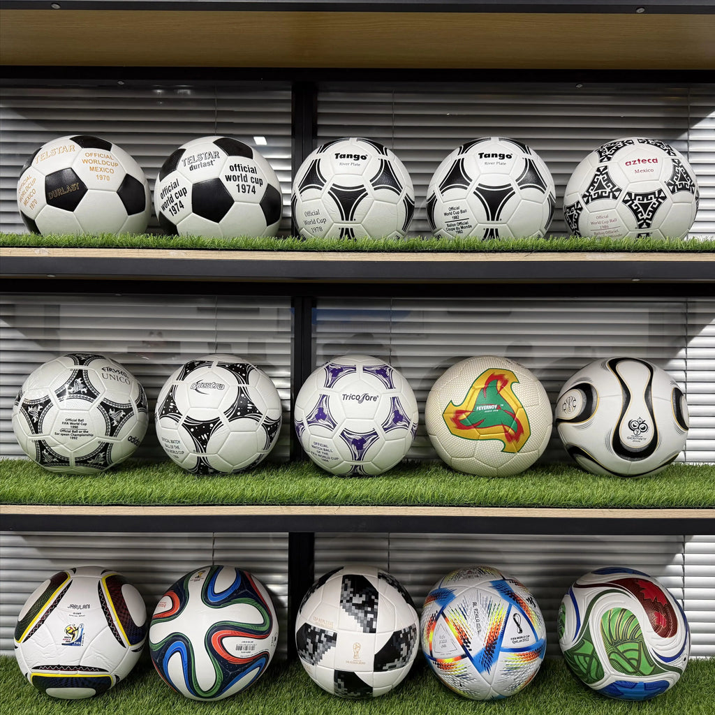 1970 to 2026 World Soccer Tournaments Special Match Football Adult Soccer Balls Size 5 Full Set Seamless Hot Fit PU Material
